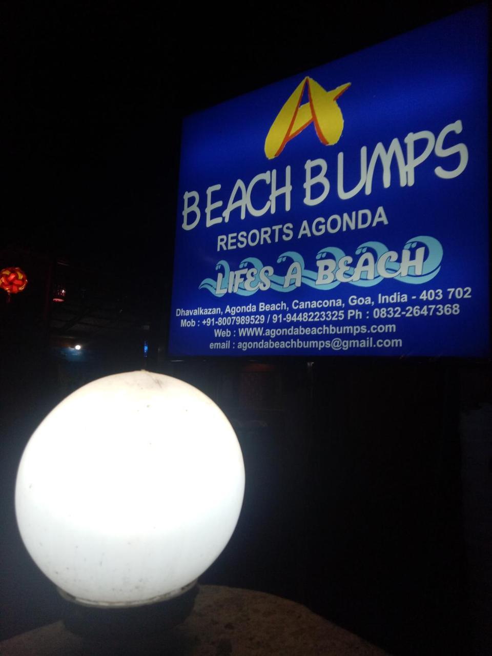 Hotel Agonda Beach Bumps Exteriér fotografie